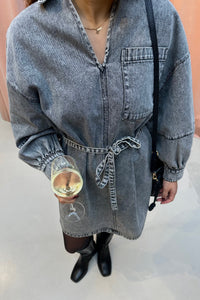 Dow Denim Jurk - Grijs