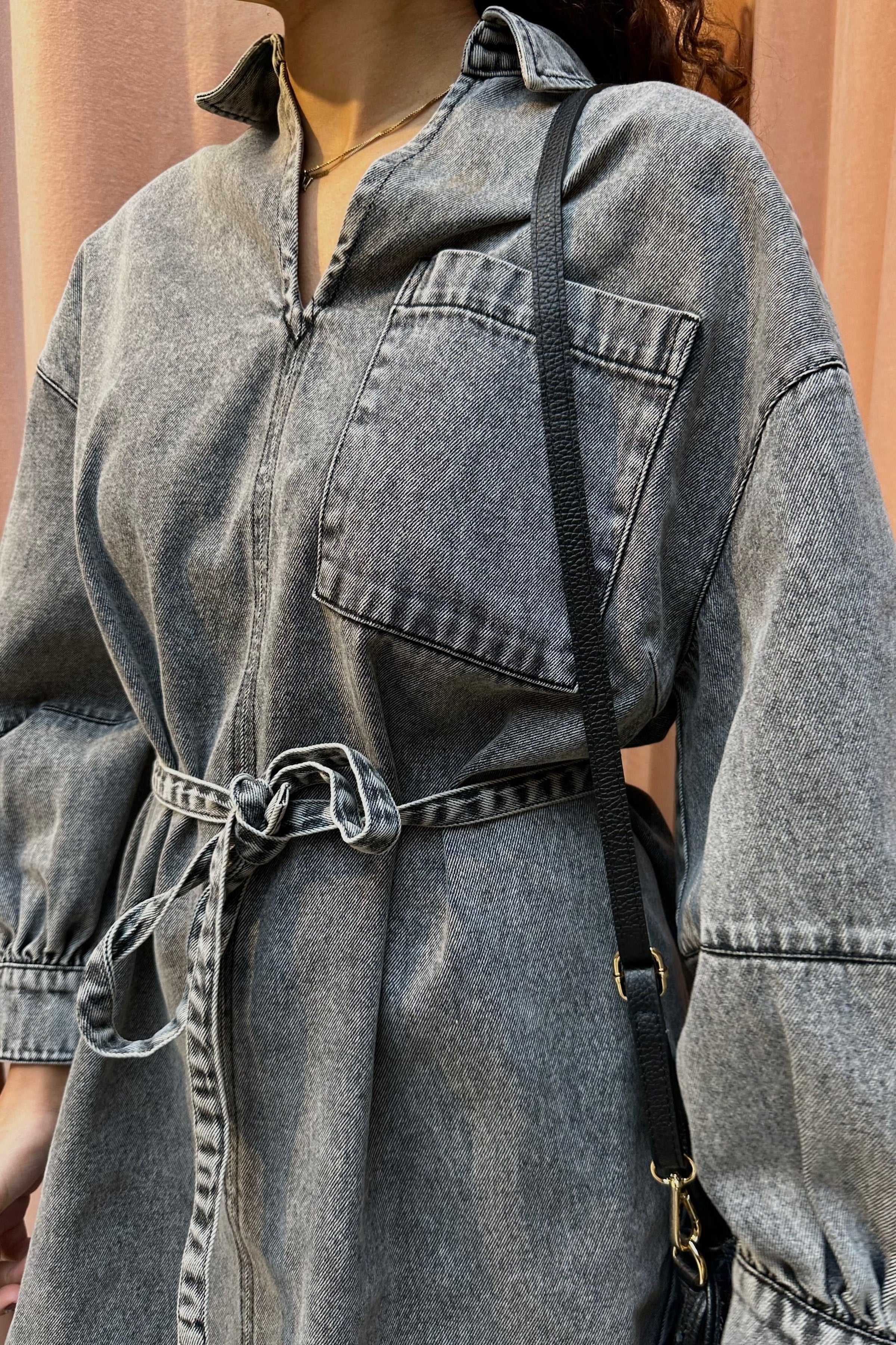 Dow Denim Jurk - Grijs