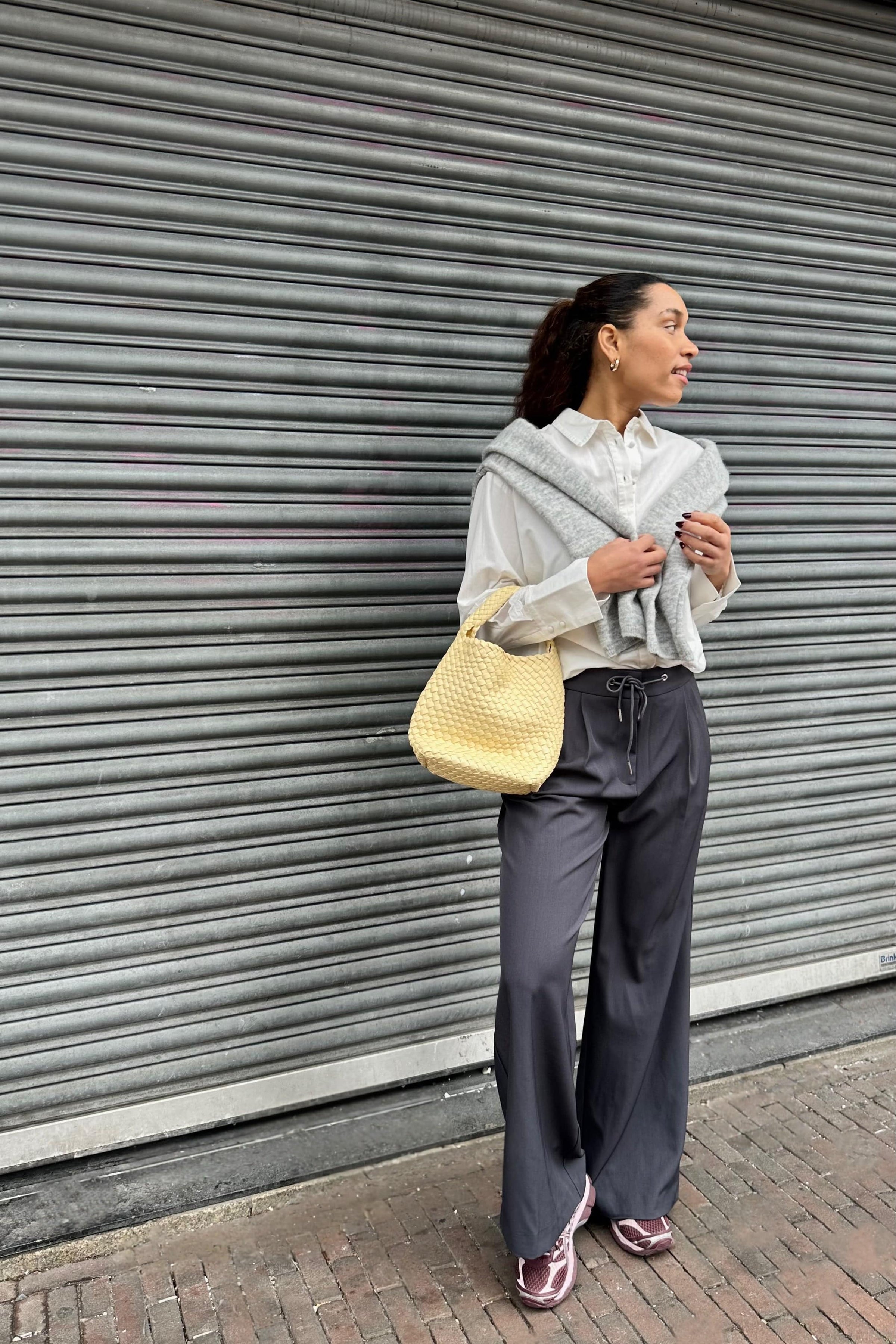 YASCarivo Pantalon - Donkergrijs