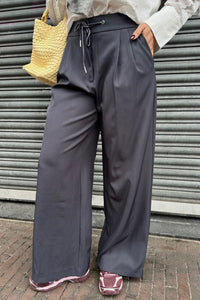 YASCarivo Pantalon - Donkergrijs