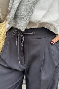 YASCarivo Pantalon - Donkergrijs