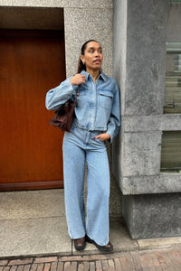 Crowd Denim Jas - Blauw