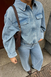 Crowd Denim Jas - Blauw