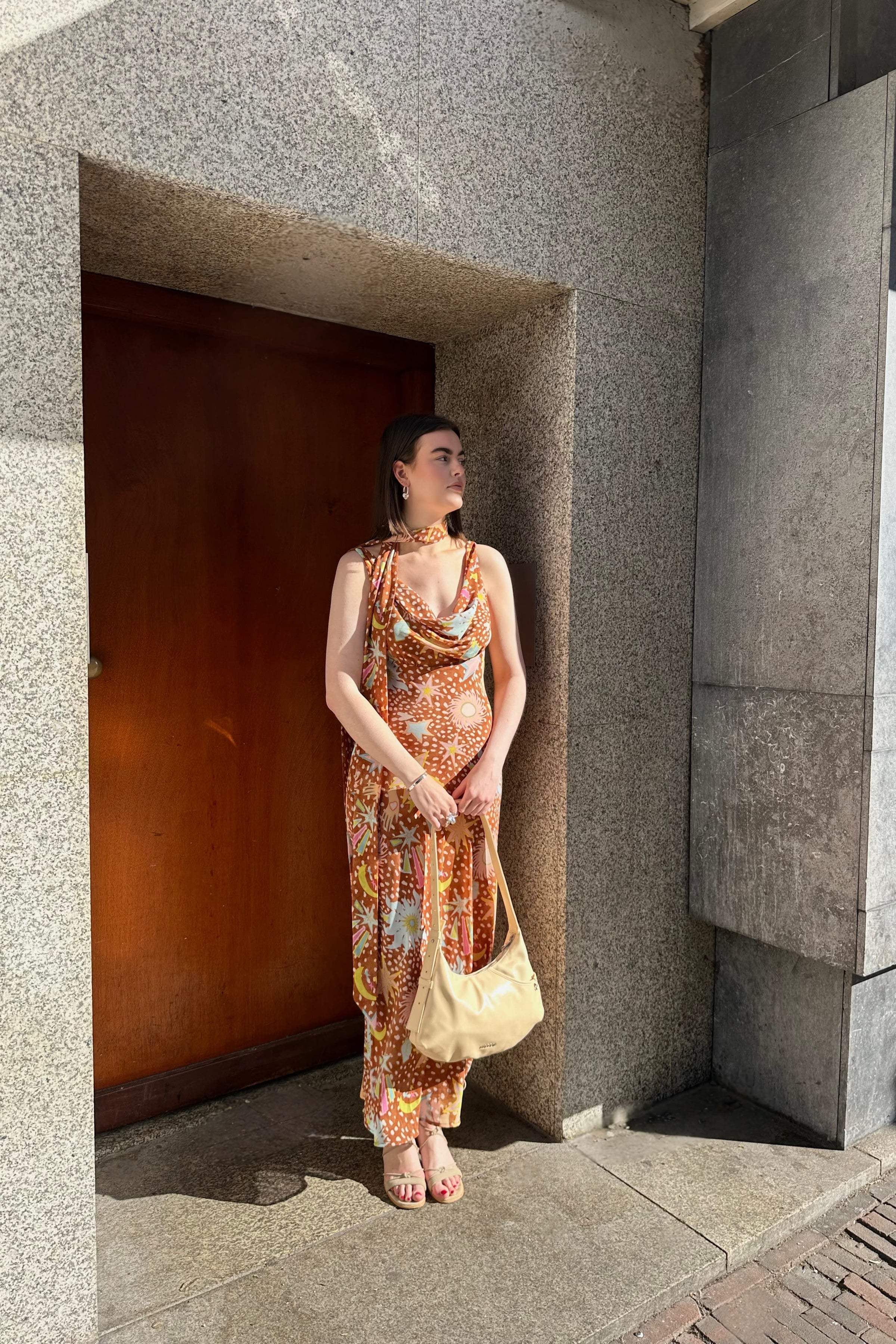 Sophie Star Fawn Jurk - Lichtbruin