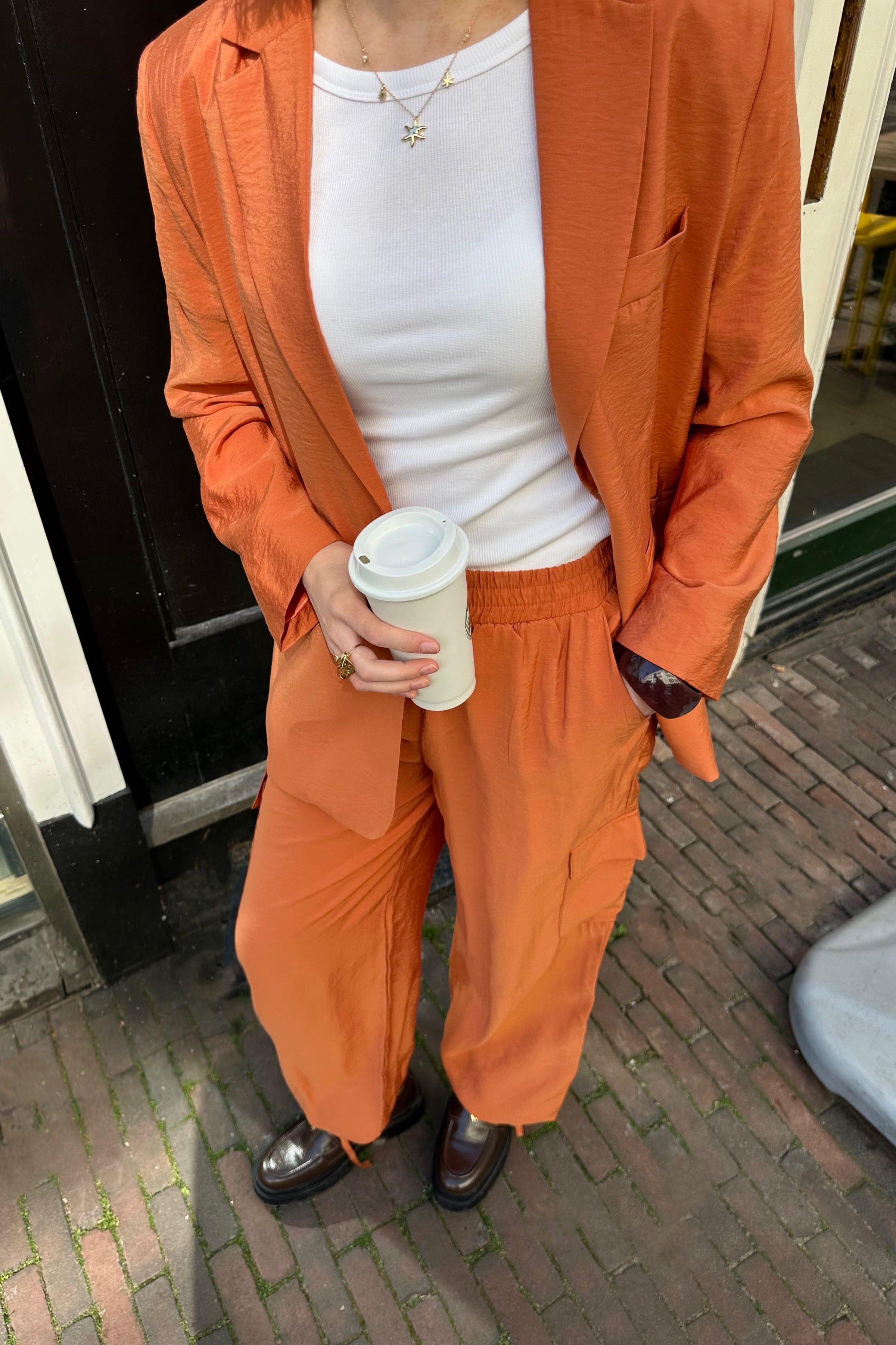Austin Casablanca Pantalon - Oranje