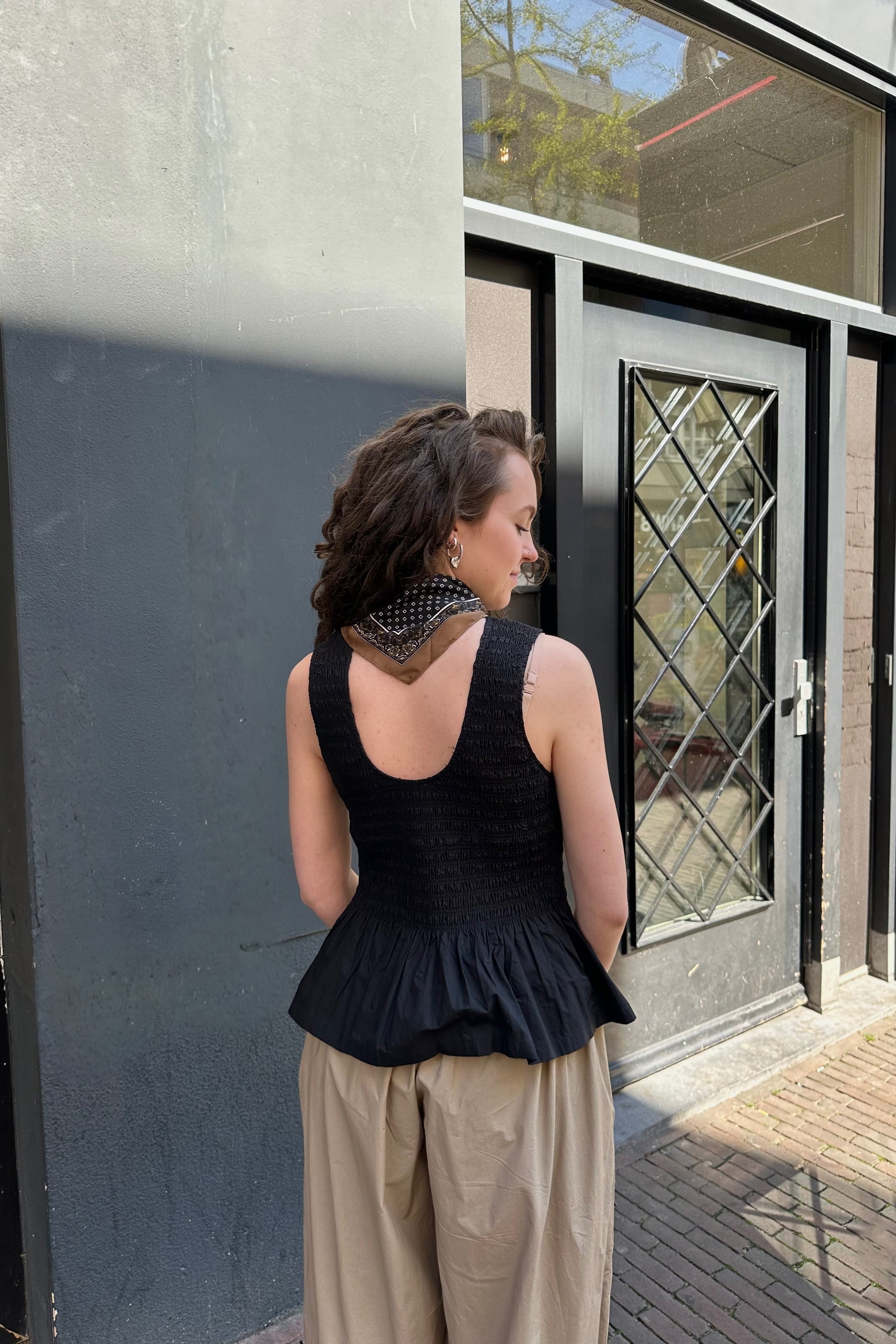 Shell Top - Zwart