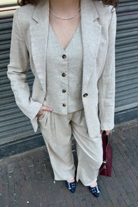 MSCHViana Ginia Pantalon - Beige