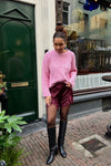 Lacey Kanten Korte Broek - Bordeaux