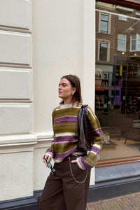 YASChea Geruite Trui - Groen