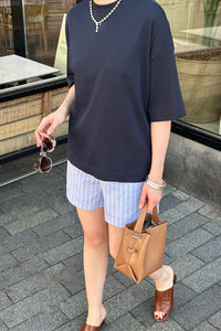 SLWColwoman Oversized Shirt - Donker Blauw
