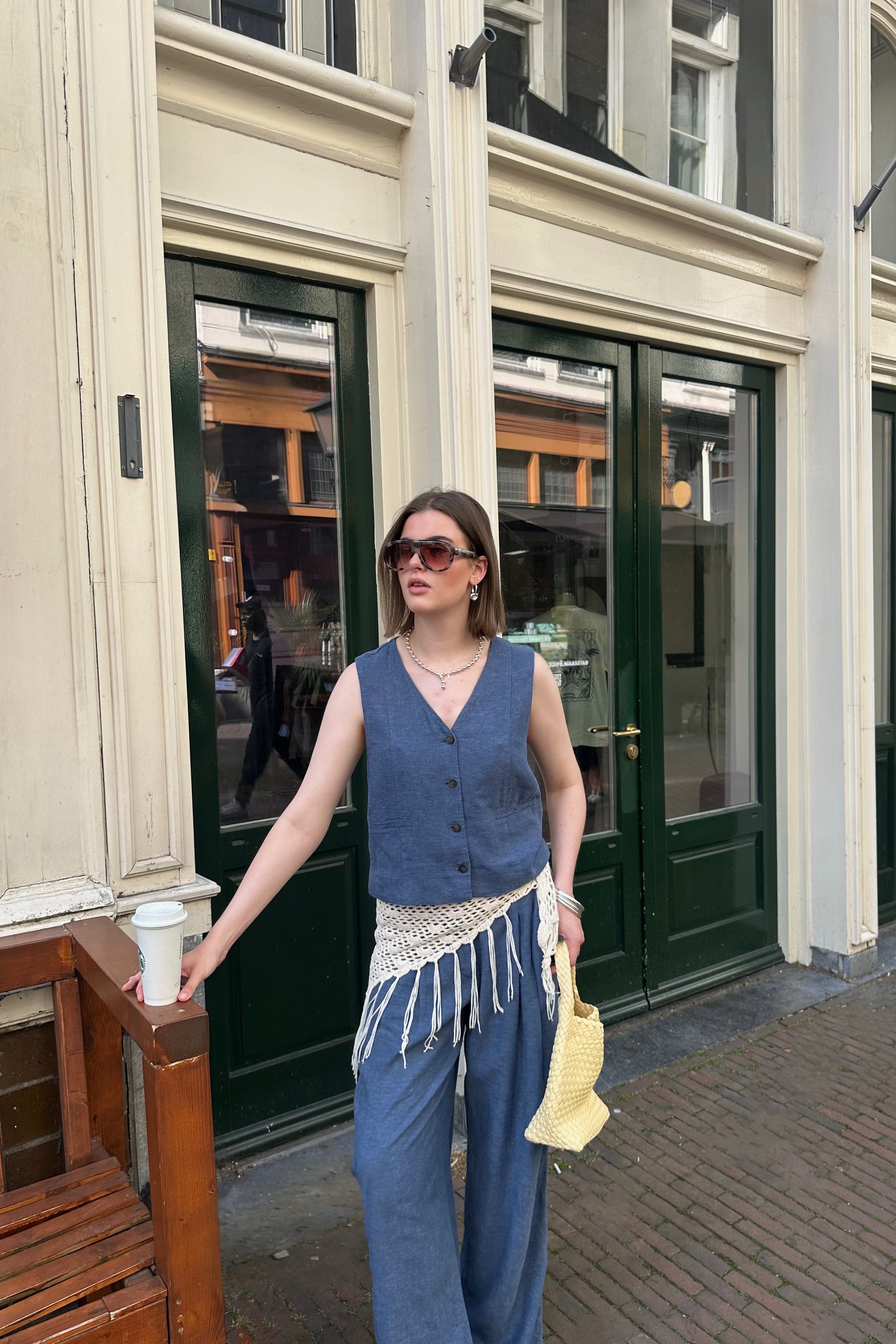 MSCHViana Ginia Pantalon - Blauw