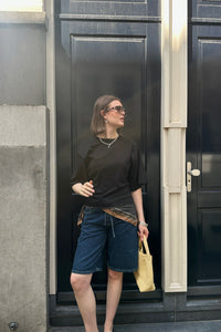 Asha Boxy T-Shirt - Zwart
