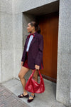 AlmiraCC Fitted Blazer - Plum