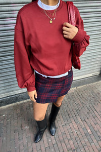 Simay Wollen Rok - Rood