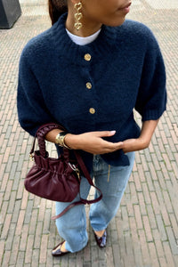 Benuta Fluffy Vest - Donkerblauw