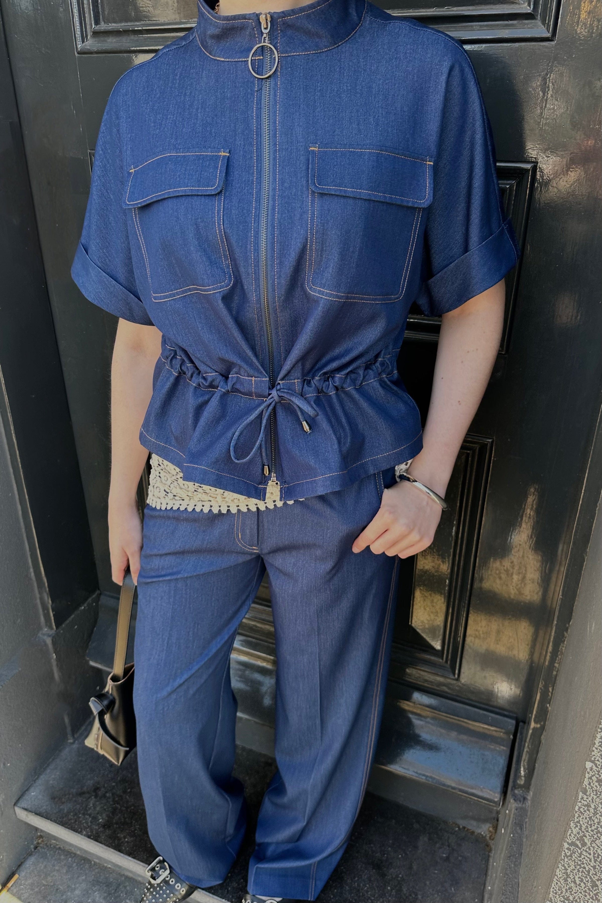 TerryCC Gilet - Donkerblauw