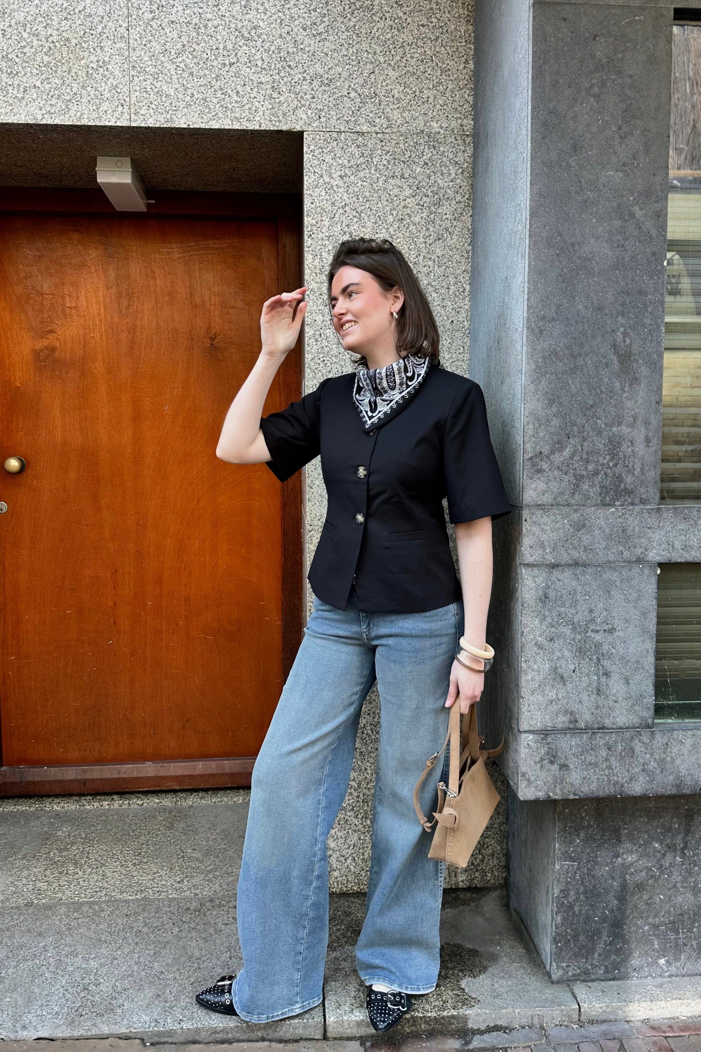 Kasaundra Blazer - Zwart