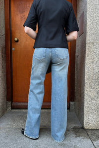 Zila Mid Wide Jeans - Cape Light Vintage