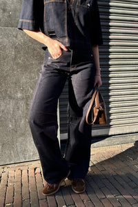 Drew Barrel Tall Jeans - Denim