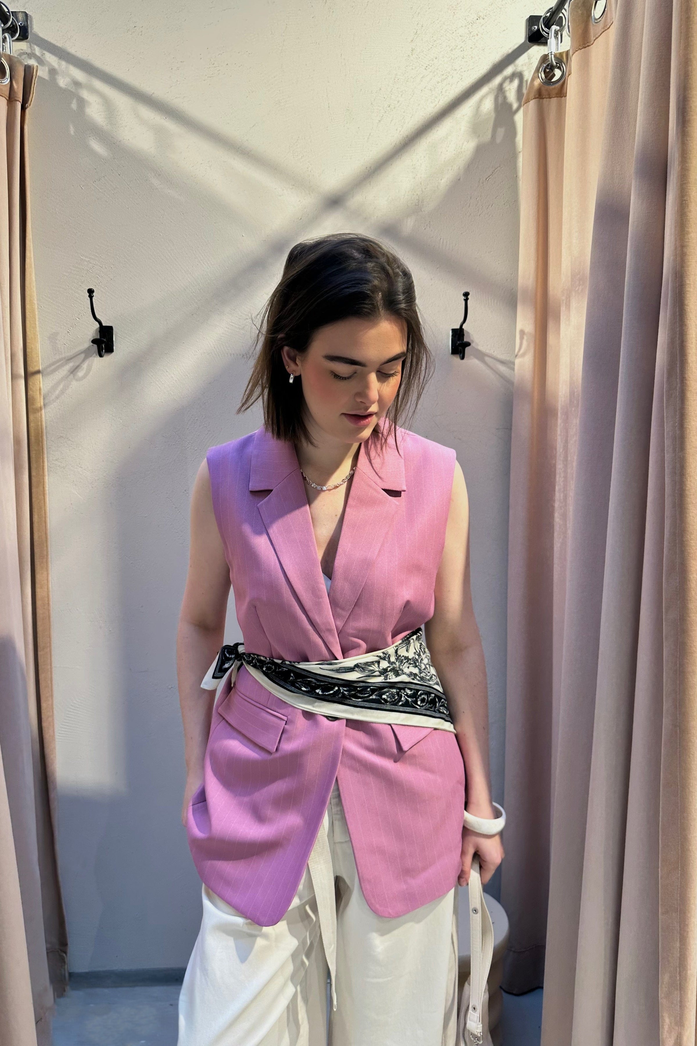 YAStumla Gilet - Roze