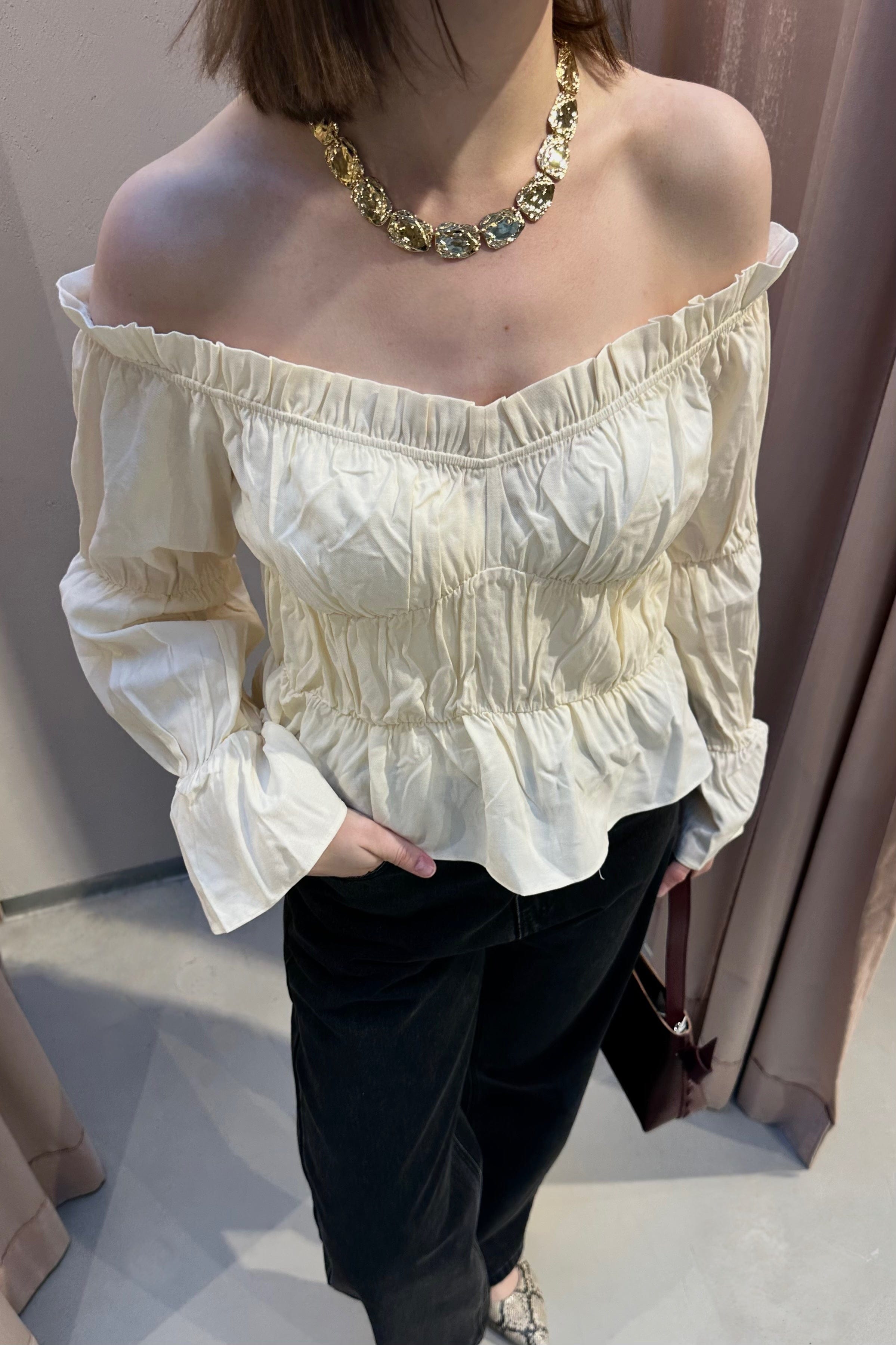 Roan Top - Ecru