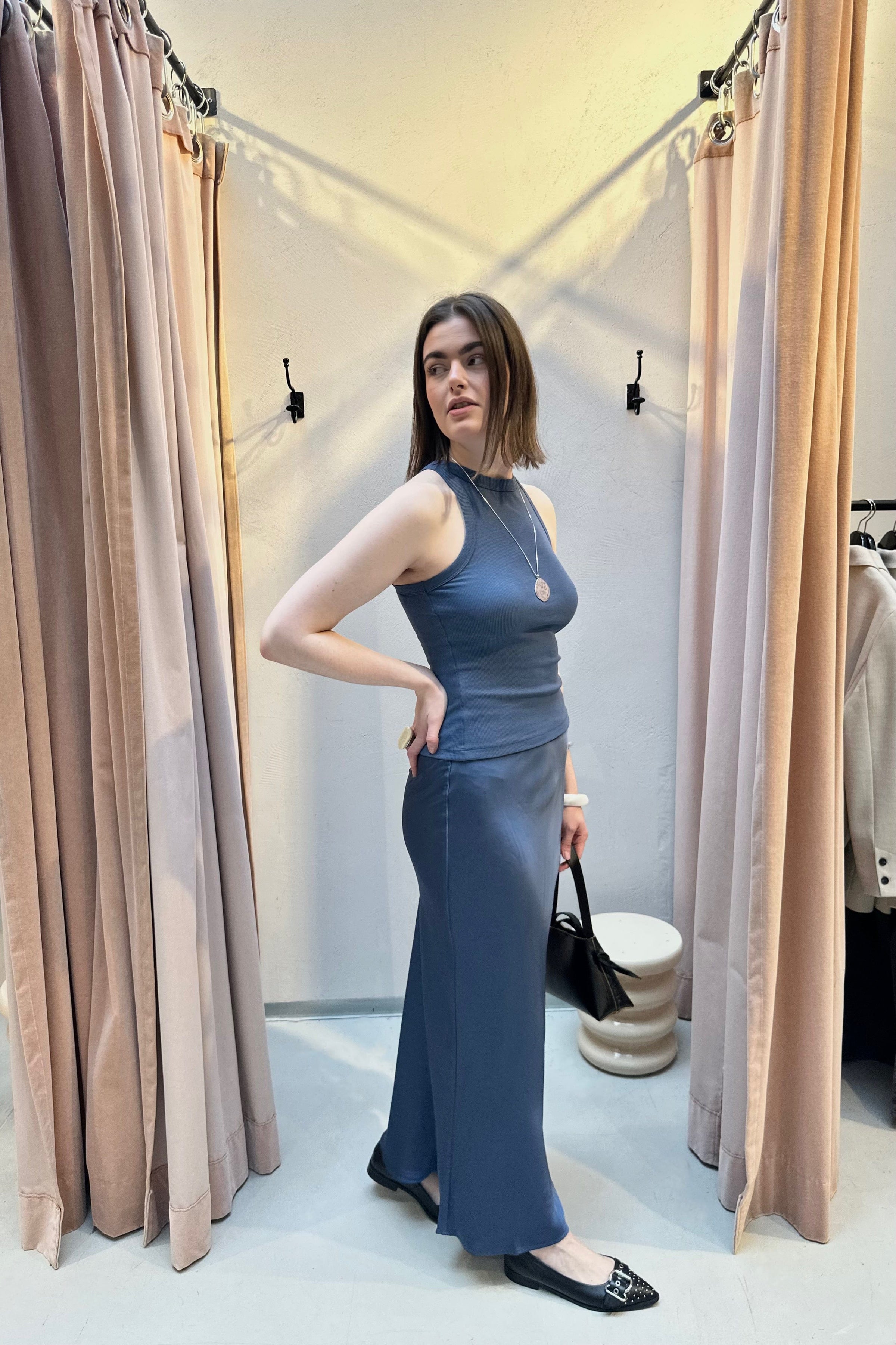 Silva Skirt - Blauw