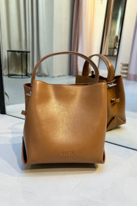 Molly Glossy Tas - Mocha