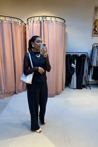 Samara Melange Waistcoat - Navy