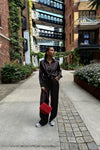 Naja Satin Shirt - Donker Bruin
