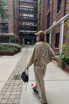 Pleated Sweater - Beige
