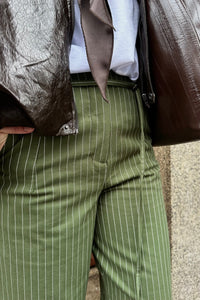 Trick pantalon - donkergroen