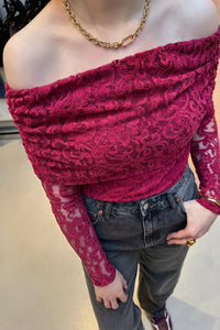 Jenthe Top - Donker Roze