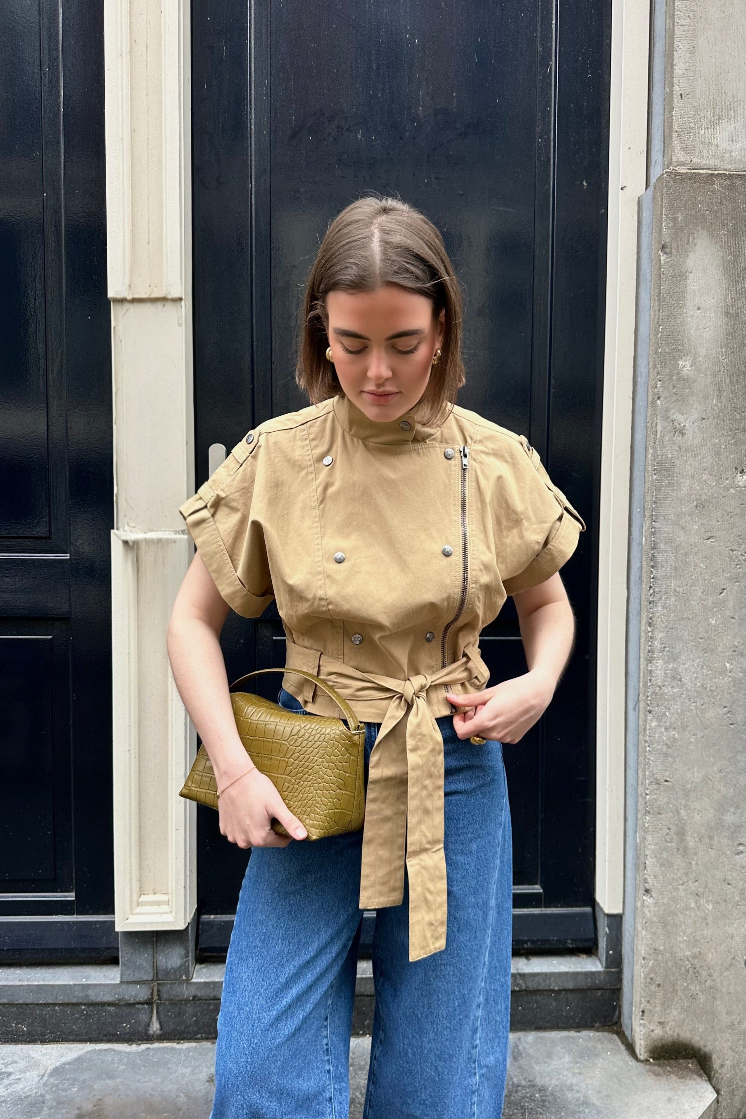 KeshaCC Cargo Gilet - Sand