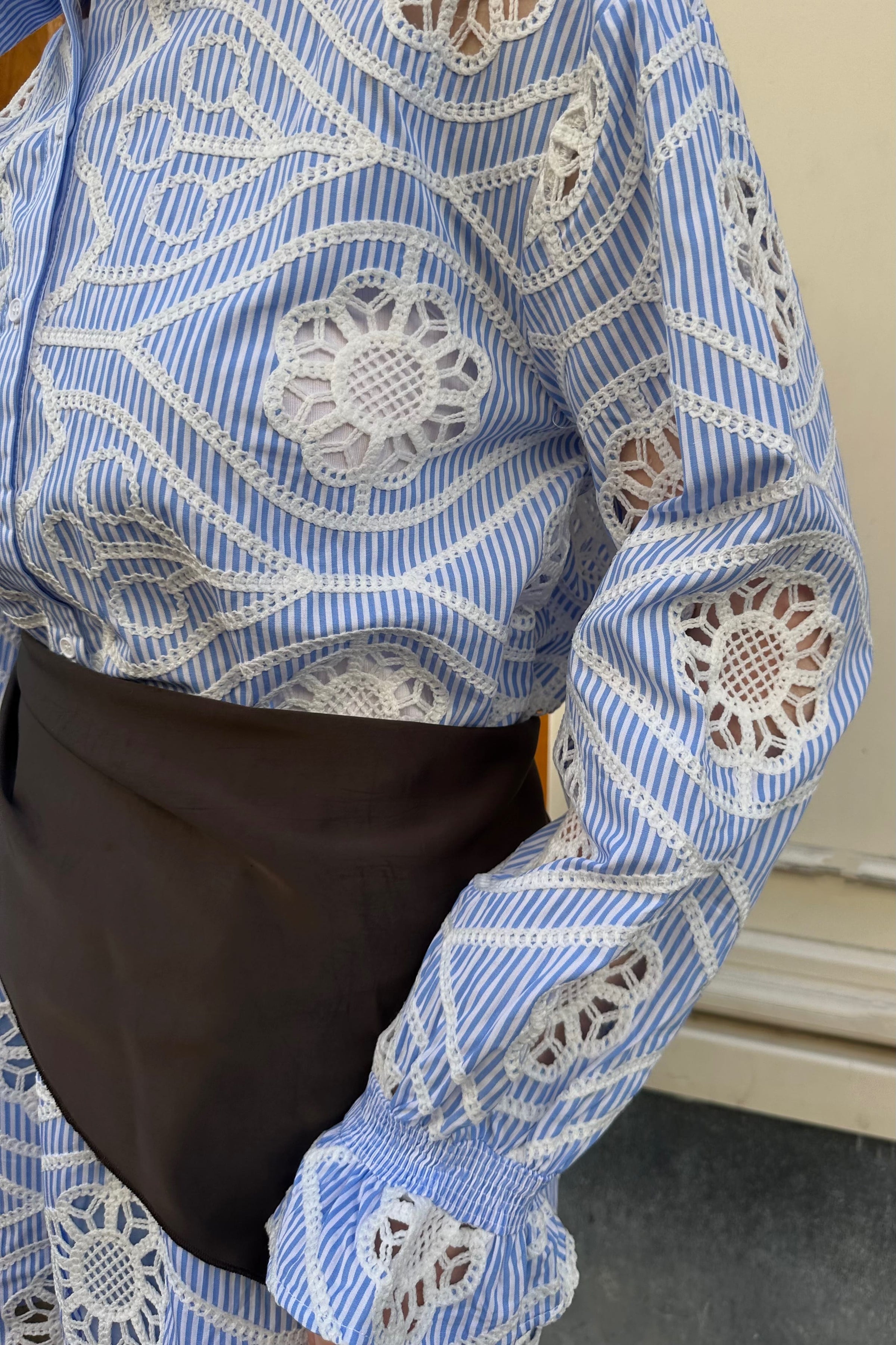 Tara Blouse - Lichtblauw