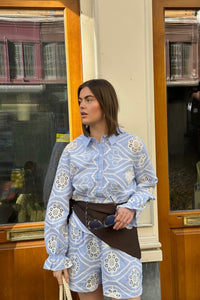 Tara Blouse - Lichtblauw