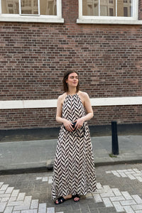 MemphisCC Halterjurk - Beige