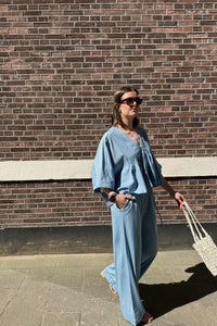 June Pantalon - Blauw