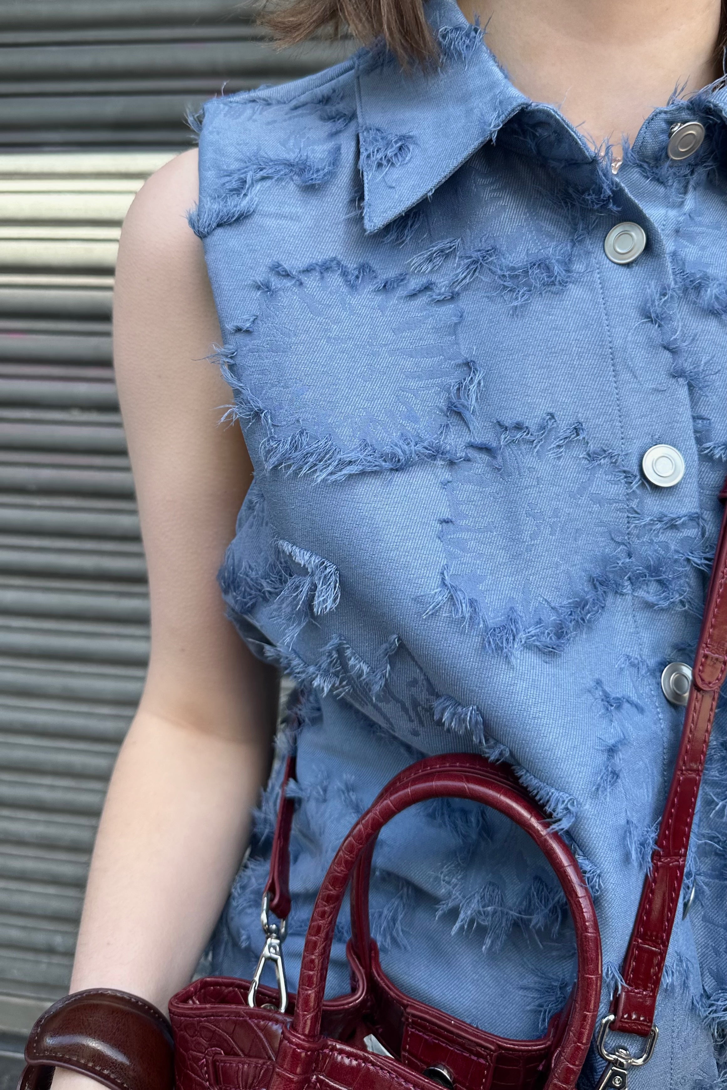 Storm Blouse - Blauw