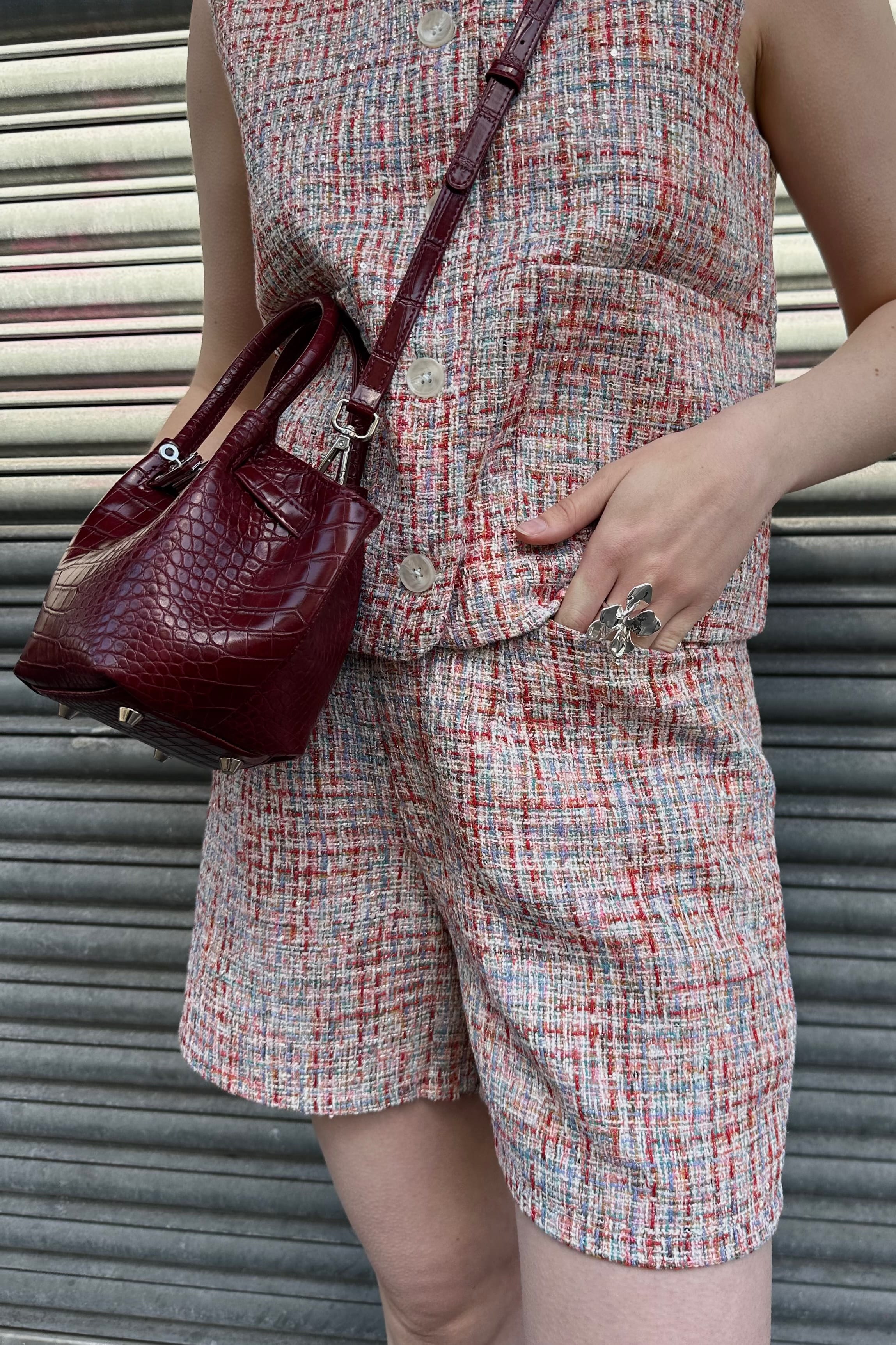Sofia Bouclé Korte Broek - Multi