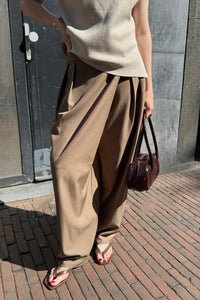 Eefje Barrel Pantalon - Bruin