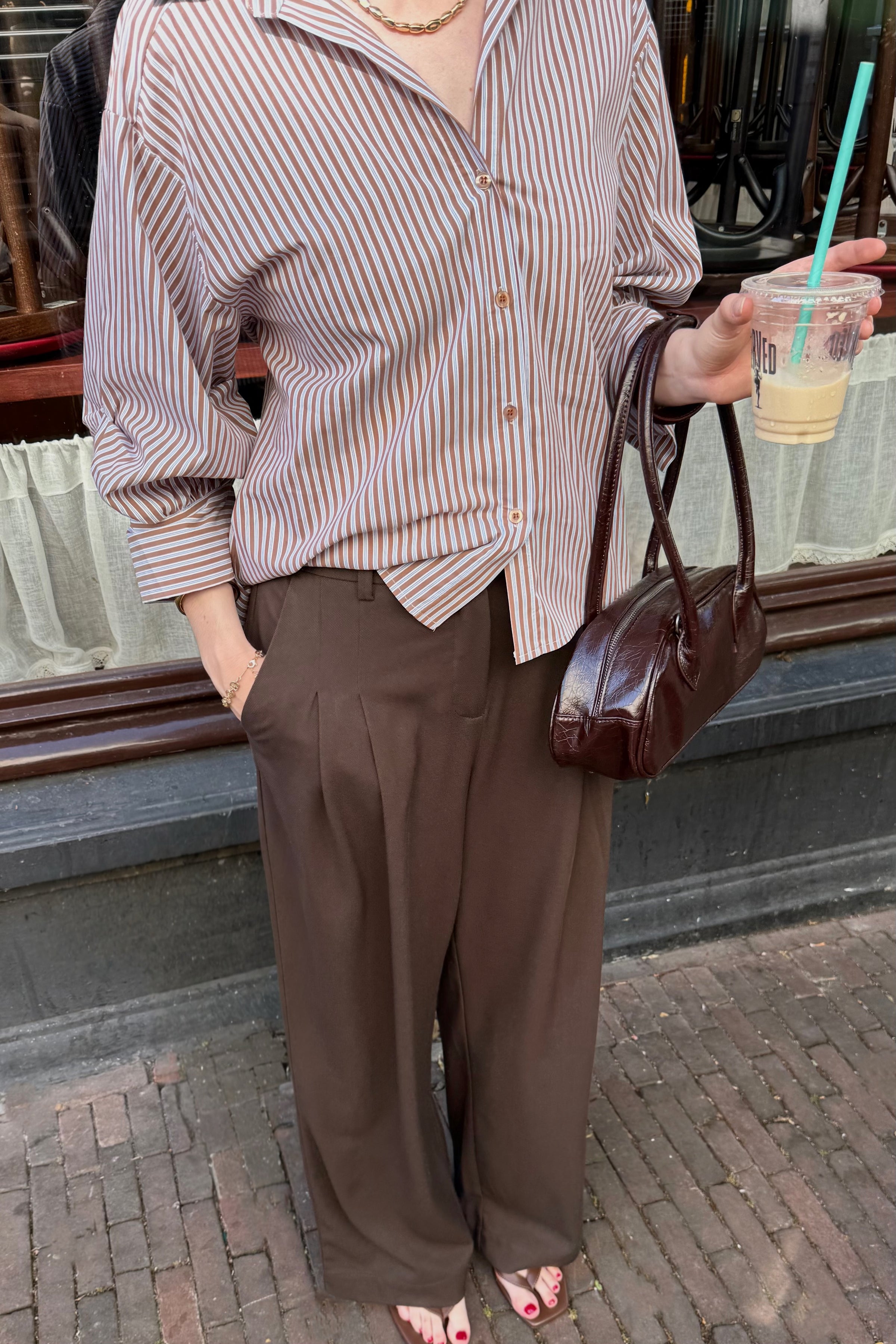 MSCHHenrika Pantalon - Bruin