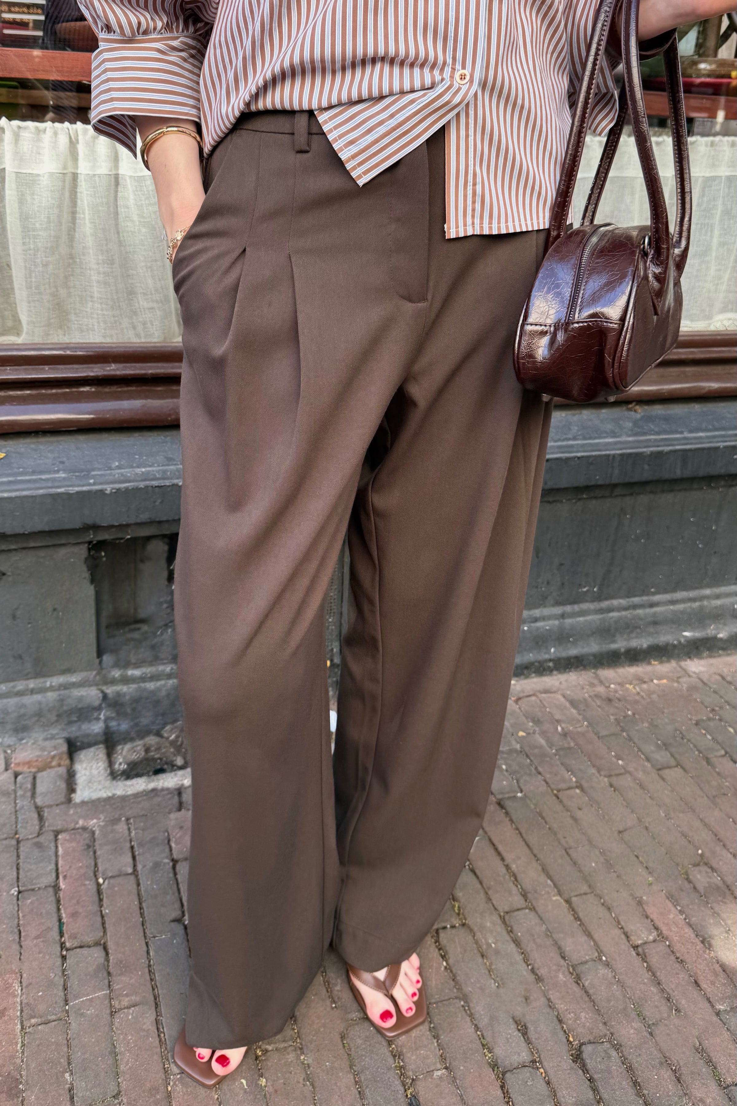 MSCHHenrika Pantalon - Bruin