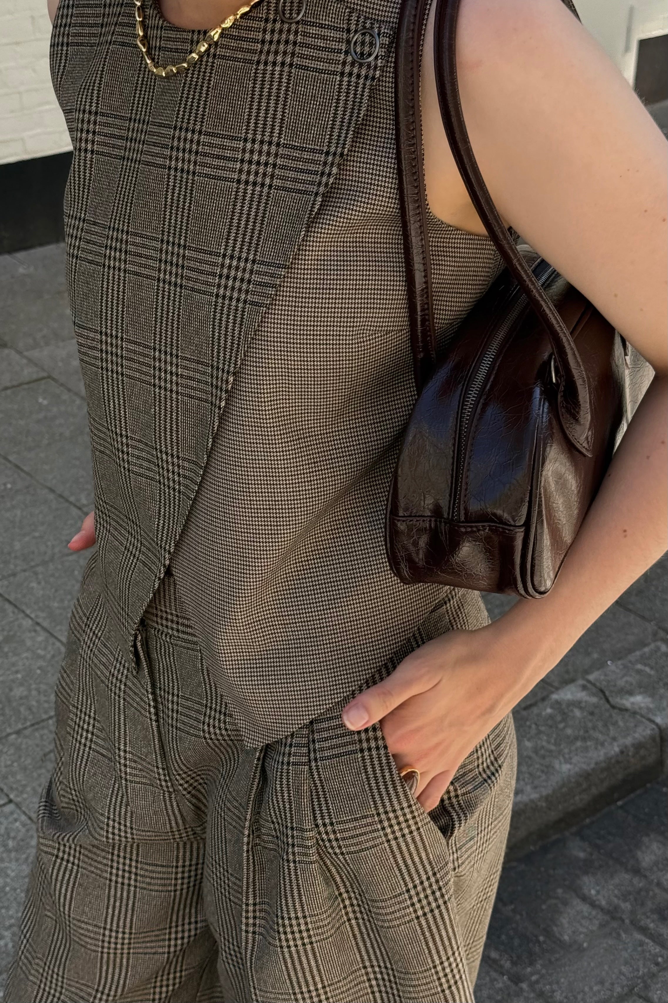 VeyaCC Wrap Gilet - Bruin