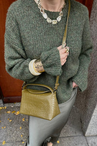 CharlieCC Trui - Olijfgroen