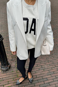 Baseball Sweater - Off White