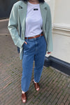 YASLikka Oversized Blazer - Groen