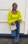 Evi Blouse - Lime Groen