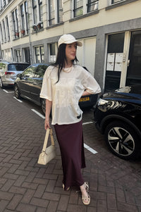 Drift Kanten Shirt - Creme