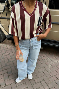 Lucena Blouse - Mahogany