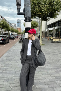 SLWOversized Malia Blazer - Donkergrijs